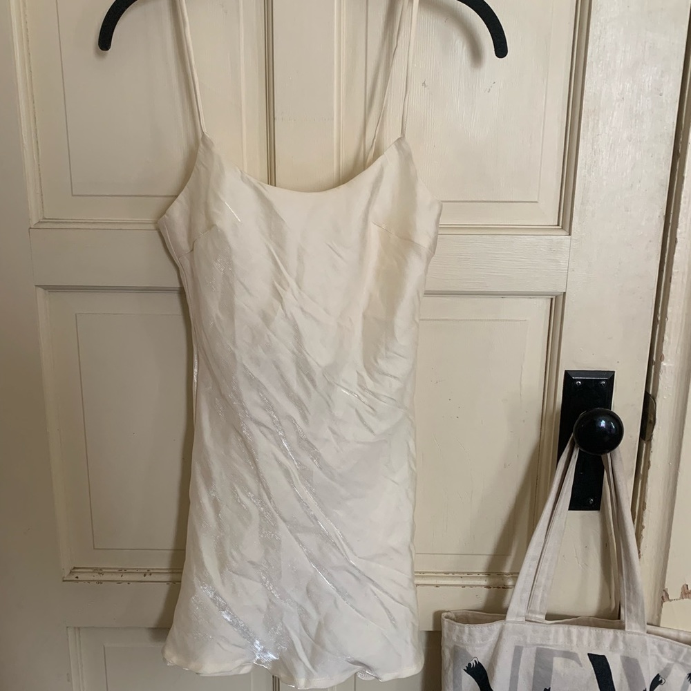 verge girl pale yellow mini dress size AU 6